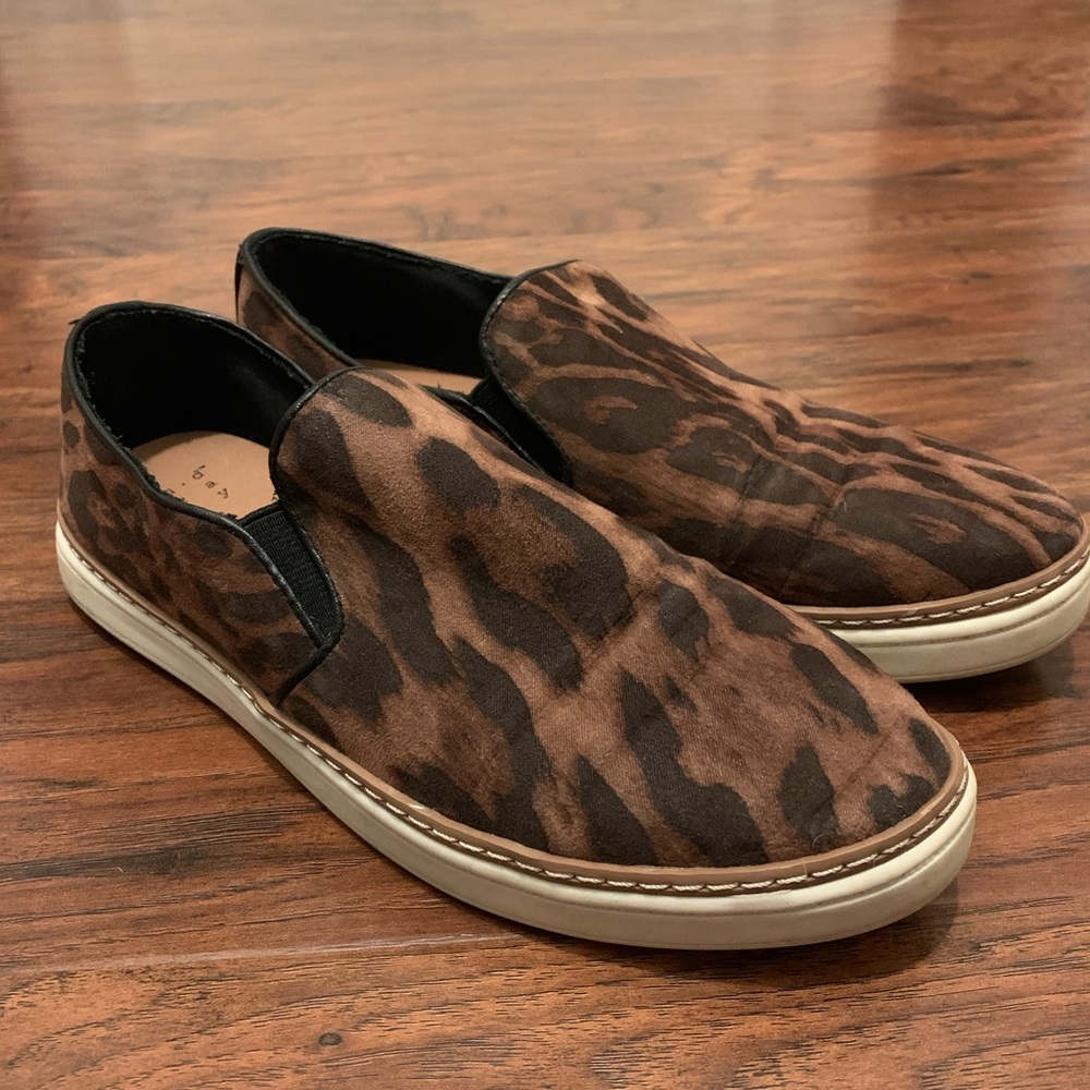 A New Day Leopard Slip Ons